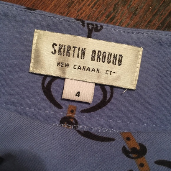 Skirtin Around Dresses Skirtin Around Equestrian Horse Bit Print